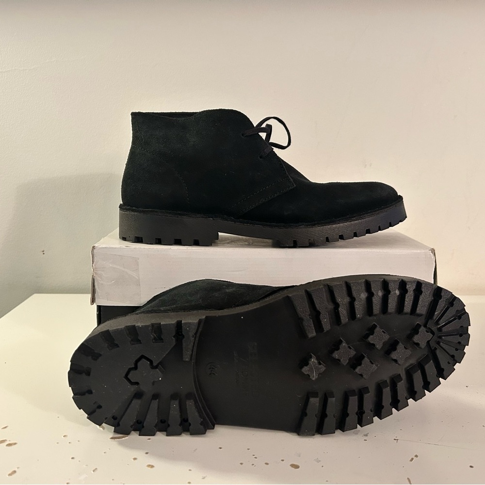 Selected Homme Black Suede Men's Boots Made in Portugal